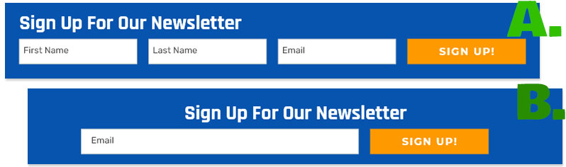 Test Newsletter Signup